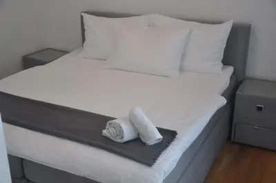 Ein Bett oder Betten in einem Zimmer der Unterkunft 4 Beds and More Vienna Apartments - Contactless check-in