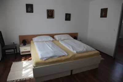 Ein Bett oder Betten in einem Zimmer der Unterkunft Pension Casa Topolino