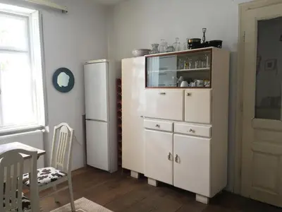 Küche/Küchenzeile in der Unterkunft Am Ziegenhof