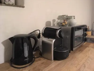 Kaffee-/Teezubehör in der Unterkunft Am Ziegenhof
