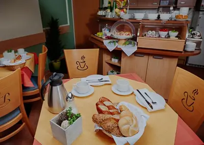 Essen in der Pension oder in der Nähe