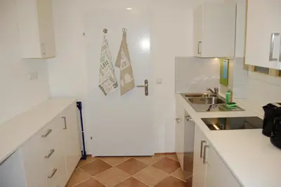 Küche/Küchenzeile in der Unterkunft Wiener Ferienwohnung
