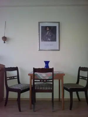 Ein Sitzbereich in der Unterkunft Apartment City-Center II