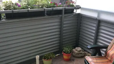 Ein Balkon oder eine Terrasse in der Unterkunft Private rooms IN WIEN