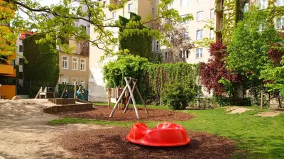Ein Garten an der Unterkunft GAL Apartments Vienna