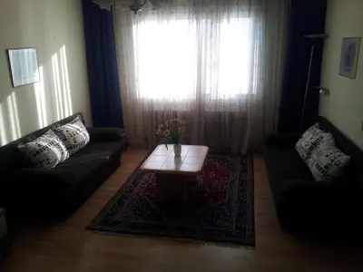 Ein Sitzbereich in der Unterkunft Cosy Apartment in the City