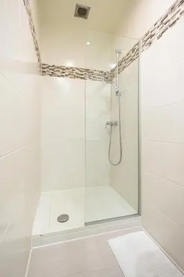 Ein Badezimmer in der Unterkunft Pension Primavera