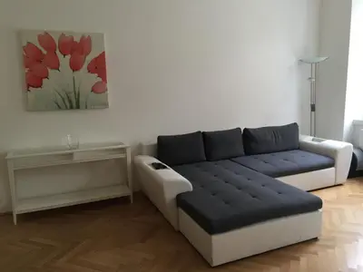 Ein Sitzbereich in der Unterkunft Pension Primavera