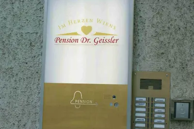 Ein Zertifikat, Auszeichnung, Logo oder anderes Dokument, das in der Unterkunft Pension Dr. Geissler ausgestellt ist