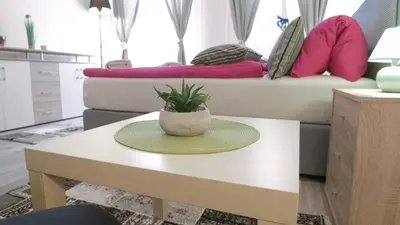Ein Sitzbereich in der Unterkunft Donkey 2