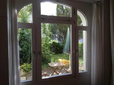 Ein Garten an der Unterkunft Studio Währing