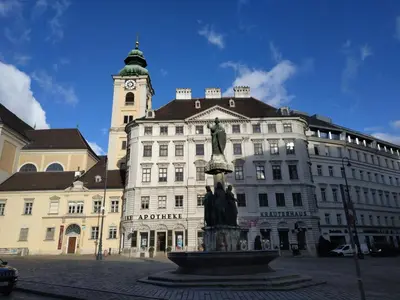 Das Gebäude in dem sich die Ferienwohnung befindet