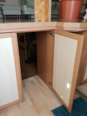 Küche/Küchenzeile in der Unterkunft Schöne Wohnung im Helenental