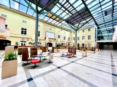 Das Gebäude in dem sich das Hotel befindet