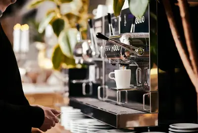Kaffee-/Teezubehör in der Unterkunft Hotel Daniel Vienna - Smart Lifestyle Near City Centre