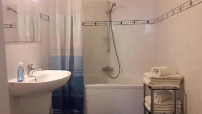 Ein Badezimmer in der Unterkunft At St. Stephan