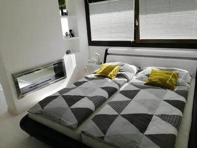 Ein Bett oder Betten in einem Zimmer der Unterkunft Andrej Andrej