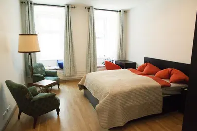 Ein Bett oder Betten in einem Zimmer der Unterkunft Karmeliter Home