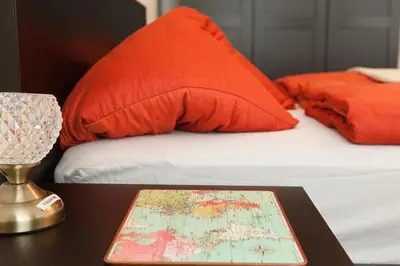 Ein Bett oder Betten in einem Zimmer der Unterkunft Karmeliter Home