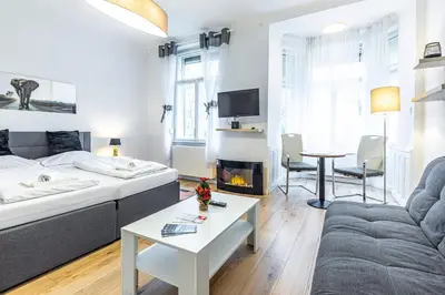 TV/Unterhaltungsangebot in der Unterkunft CHRISTIANO Apartments - Villa Schönbrunn
