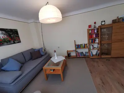 Die Bibliothek in der Ferienwohnung