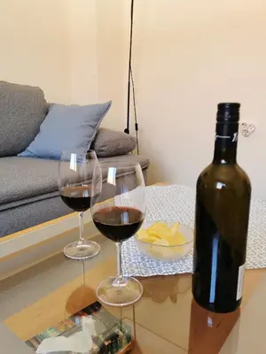 Getränke in der Unterkunft Ferienwohnung Morgensonne