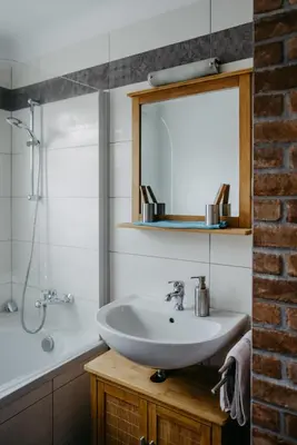 Ein Badezimmer in der Unterkunft Ferienwohnung Morgensonne
