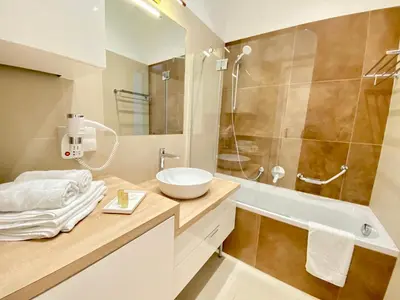 Ein Badezimmer in der Unterkunft Steiner Residences Vienna Taborstrasse