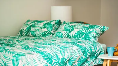 Ein Bett oder Betten in einem Zimmer der Unterkunft Studio Thalia Next to Metro