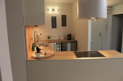 Küche/Küchenzeile in der Unterkunft Urban-Style Apartment