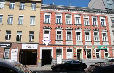 Das Gebäude in dem sich die Ferienwohnung befindet
