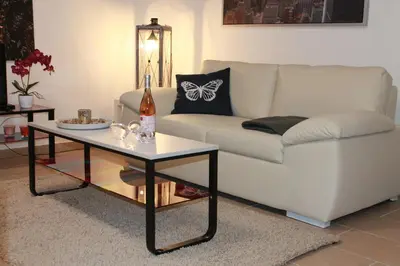 Ein Sitzbereich in der Unterkunft Urban-Style Apartment