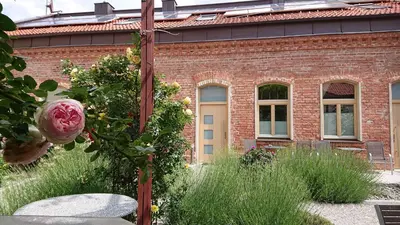 Ein Garten an der Unterkunft Maison am Liesingbach