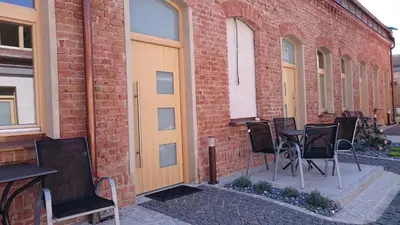 Das Gebäude in dem sich die Ferienwohnung befindet