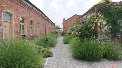 Ein Garten an der Unterkunft Maison am Liesingbach
