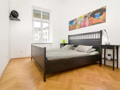 Ein Bett oder Betten in einem Zimmer der Unterkunft Central Vienna-Living