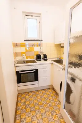 Küche/Küchenzeile in der Unterkunft Central Living Apartment Opera