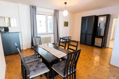 Küche/Küchenzeile in der Unterkunft Central Living Apartment Opera