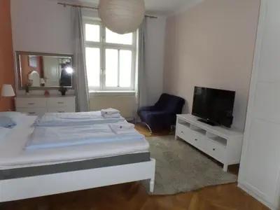 Ein Bett oder Betten in einem Zimmer der Unterkunft Apartment Tichy by Interhome
