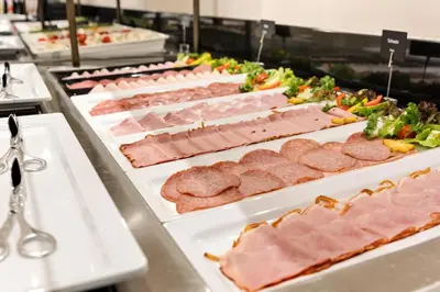 Essen im Hotel oder in der Nähe