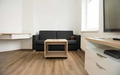Ein Sitzbereich in der Unterkunft Schönbrunn Design