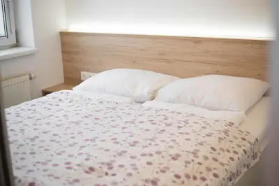 Ein Bett oder Betten in einem Zimmer der Unterkunft Schönbrunn Design