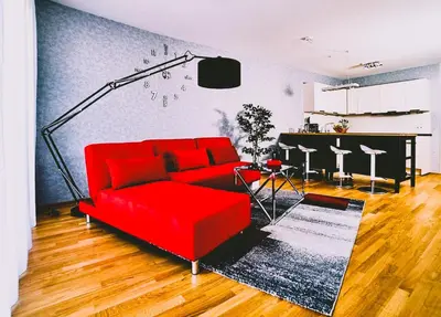 Ein Sitzbereich in der Unterkunft Best Place Apartments Vienna
