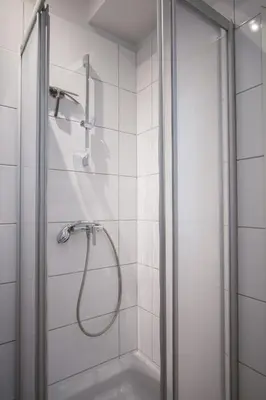 Ein Badezimmer in der Unterkunft Porzellangarten Apartment I contactless Check-In