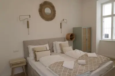Ein Bett oder Betten in einem Zimmer der Unterkunft City Stay Vienna – Stephansdom