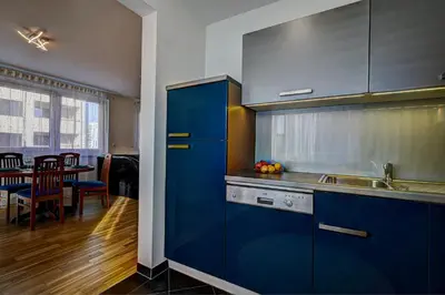 Küche/Küchenzeile in der Unterkunft Carin Deluxe I