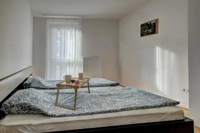 Ein Bett oder Betten in einem Zimmer der Unterkunft Carin Deluxe I