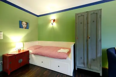 Ein Bett oder Betten in einem Zimmer der Unterkunft Vienna Penthouse 1