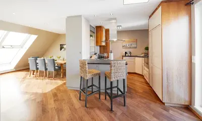 Küche/Küchenzeile in der Unterkunft Vienna Penthouse 2