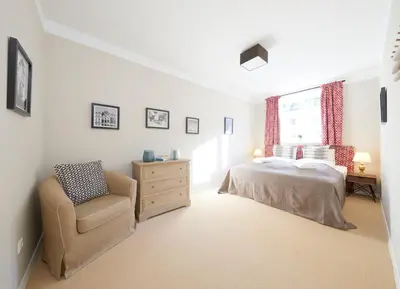 Ein Bett oder Betten in einem Zimmer der Unterkunft Vienna Penthouse 2